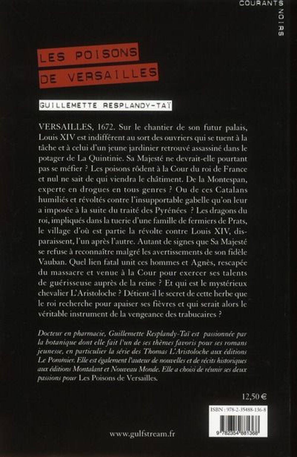 Les poisons de Versailles Resplandy-Ta Livres et BD
