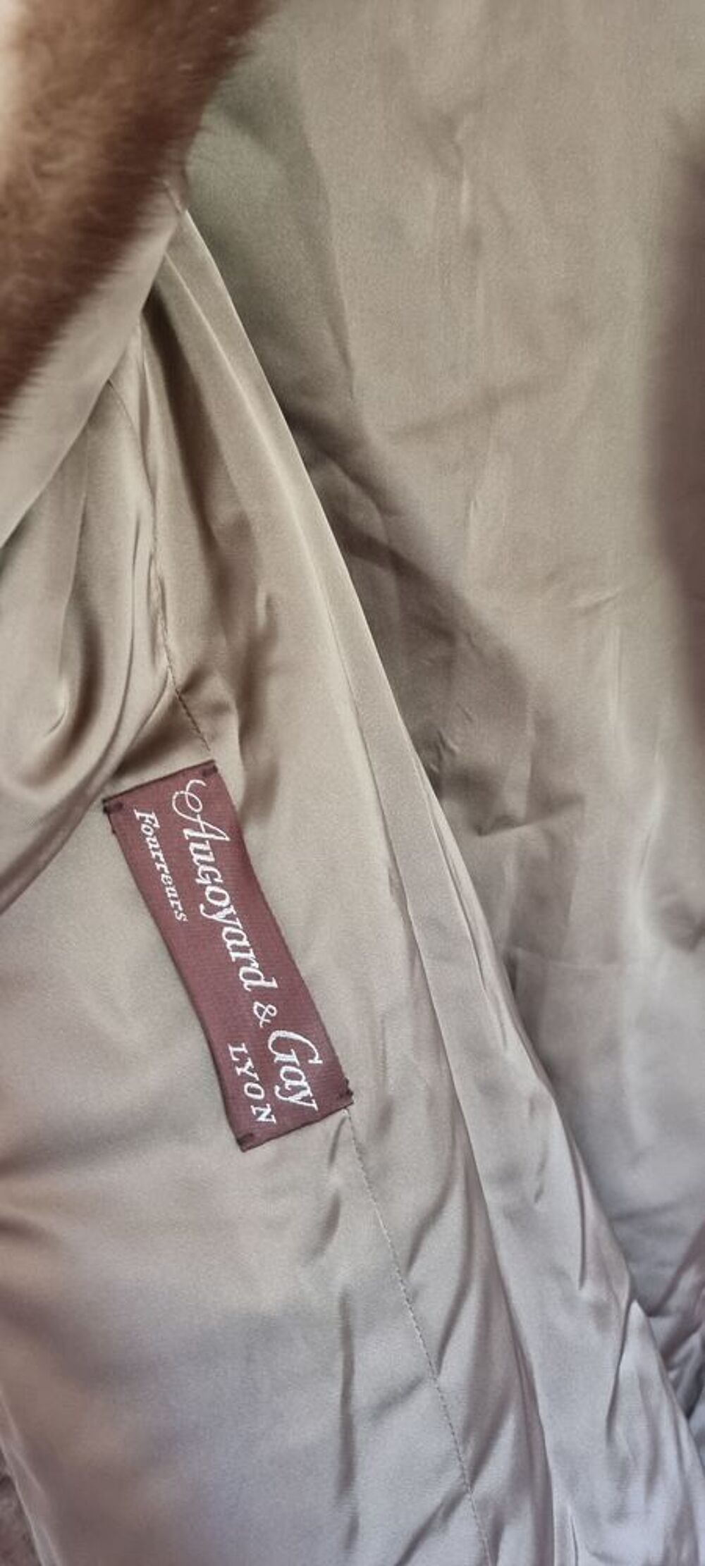 Manteau Vraie Fourure vison Vêtements
