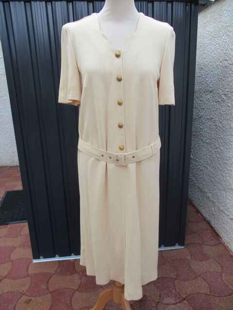 Robe Vintage � Boutons - Label Courtelle - Taille 42 15 La Fert�-Alais (91)