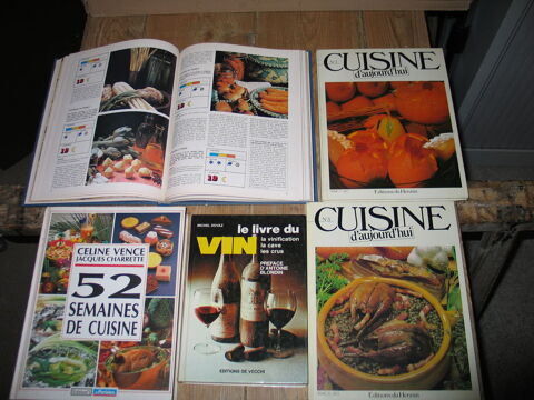 Ouvrages de gastronomie, cuisine, guide des vins, santé 1 Quincy-sous-Sénart (91)
