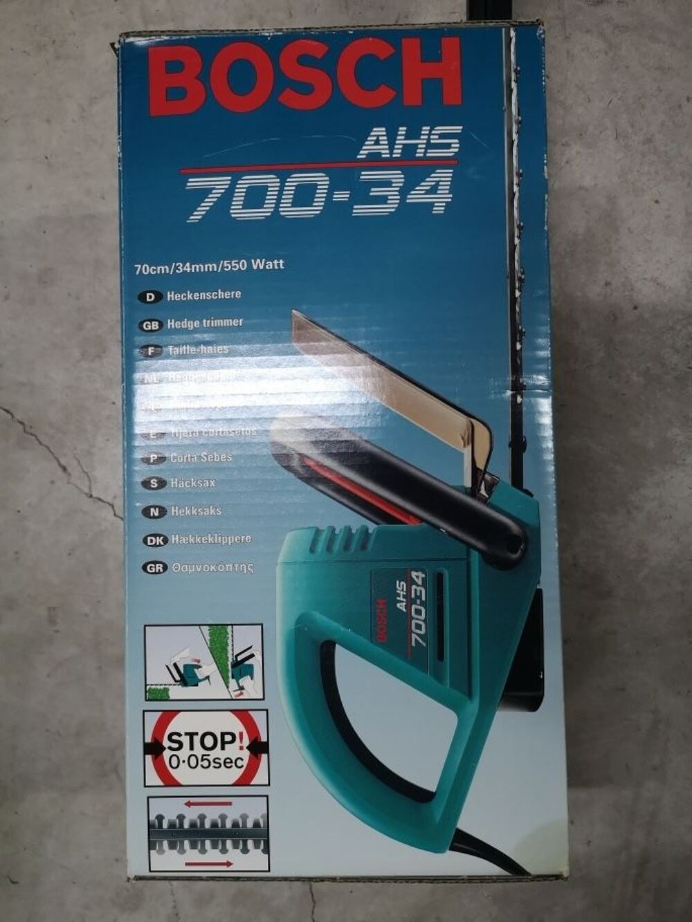 Taille-haies &eacute;lectrique BOSCH AHS 700-34 Jardin