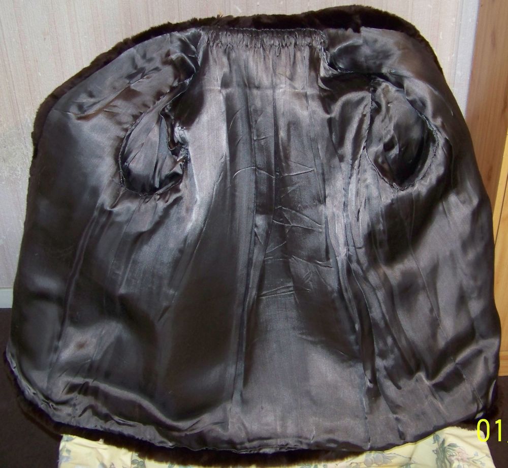 Veste manteau 3/4 femme renard dor&eacute; Vêtements
