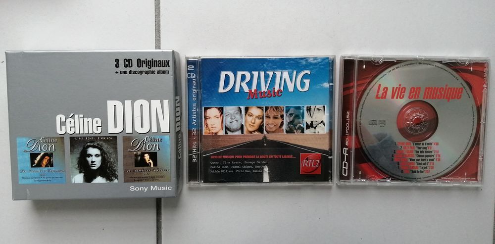 CD C&eacute;line Dion, Driving music, La vie en musique CD et vinyles