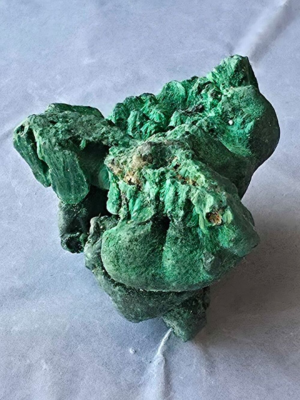 Pierre Naturelle Malachite Stalactite Fibreuse Katanga RDC 58g Collection 