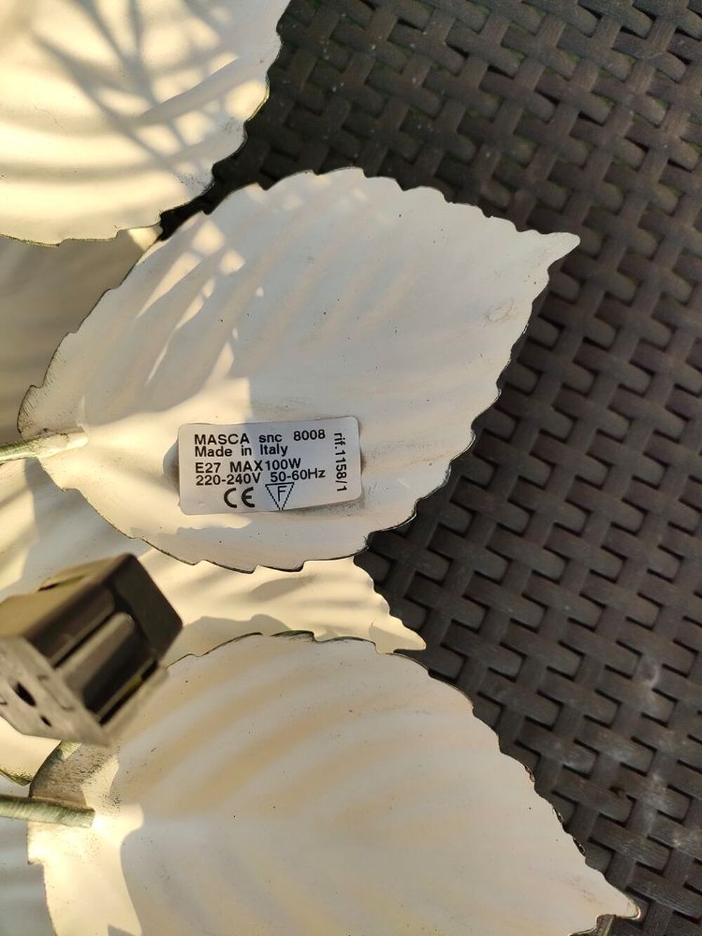 Plafonnier ou applique du cr&eacute;ateur Italien Masca. D�coration