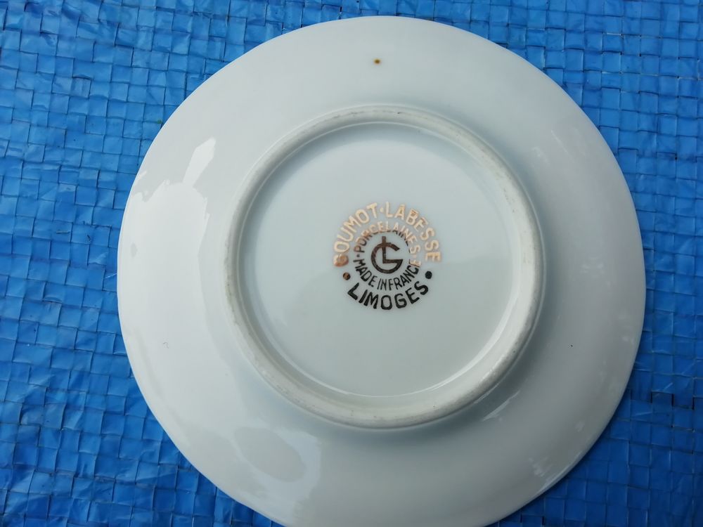 Assiette miniature Limoges 8 cm : Chartres Décoration