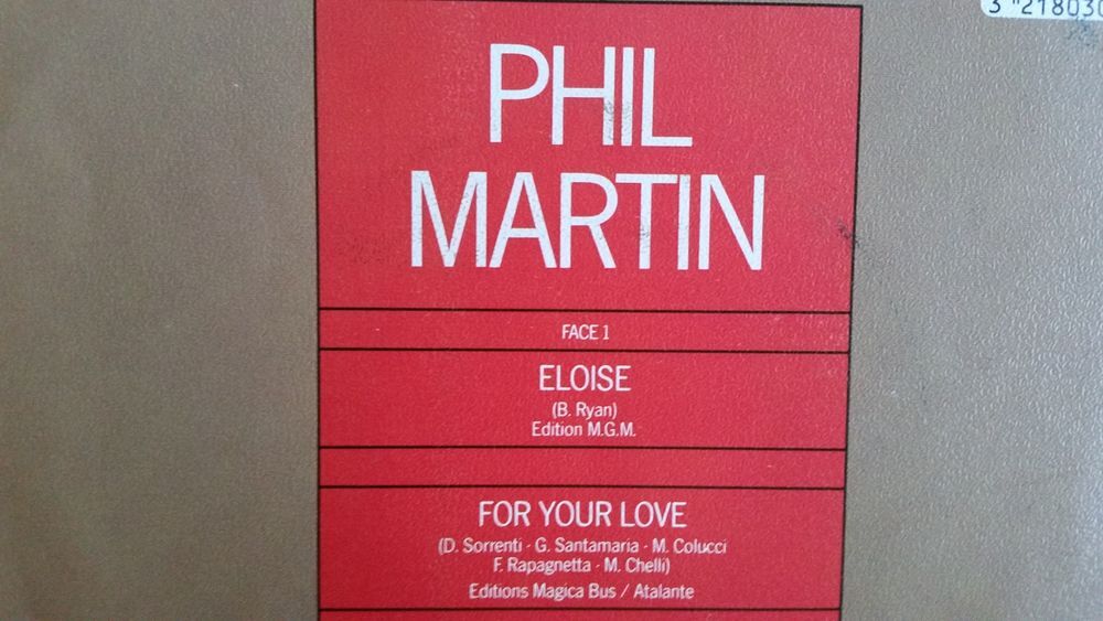 PHIL MARTIN CD et vinyles