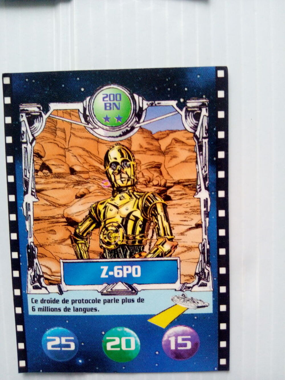 Cartes &agrave; collectionner vintage STAR WARS/BN Jeux / jouets