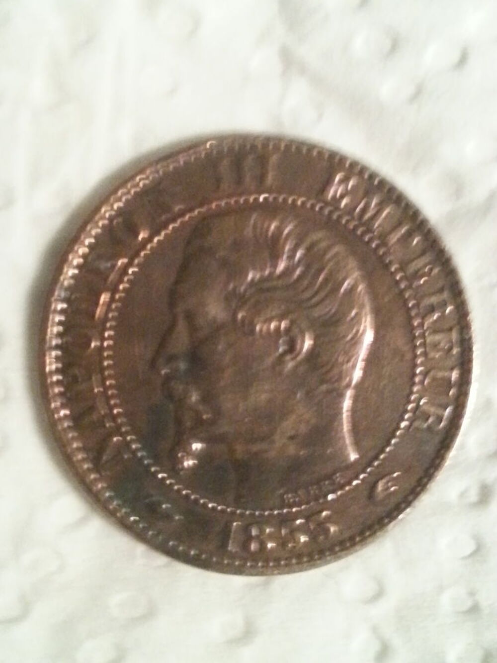 5 centimes napol&eacute;on 