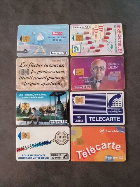  Lot de 8 Télécartes 4 Ervy-le-Châtel (10)