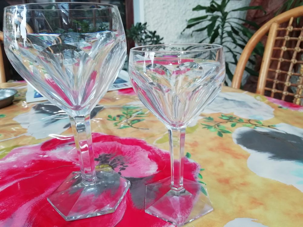 Verres en baccara Décoration