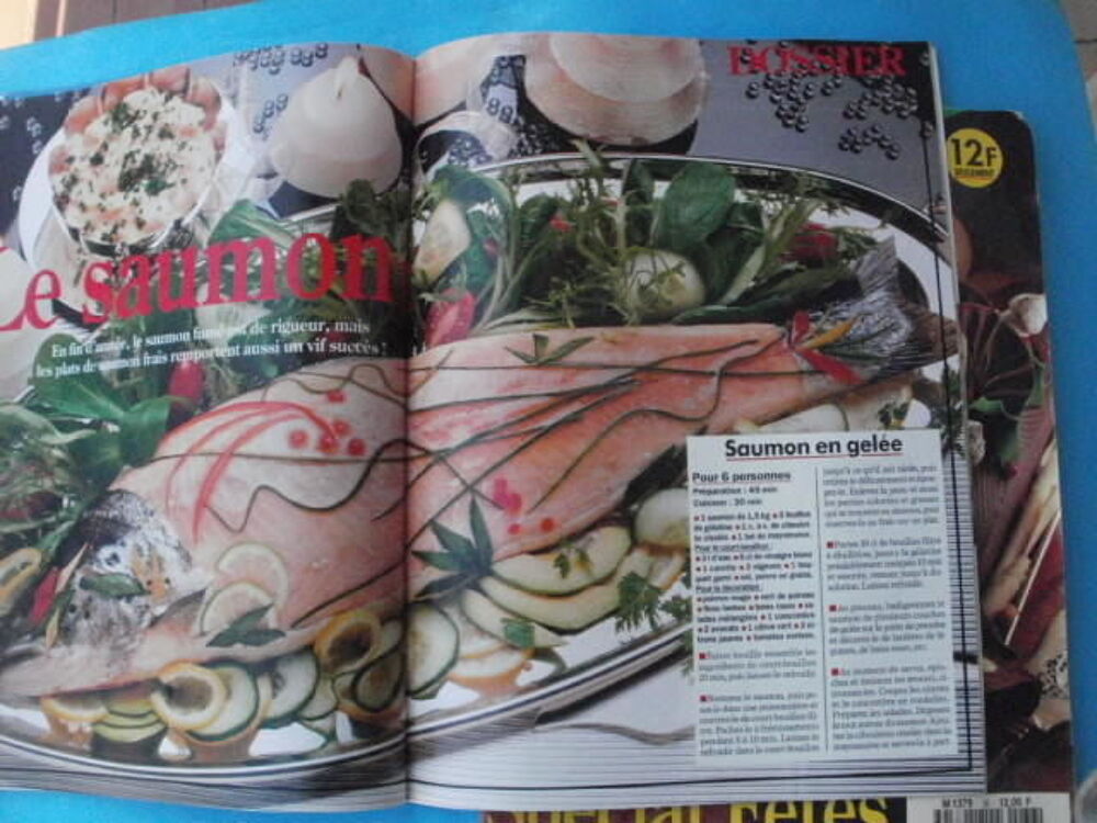 2 Revues cuisine special f&ecirc;tes, d&eacute;cembre 1993 Livres et BD