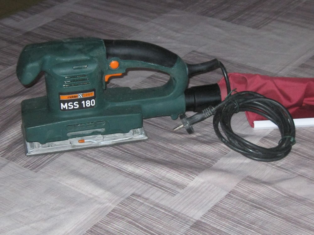 Ponceuse vibrante meister craft MSS 180 Bricolage