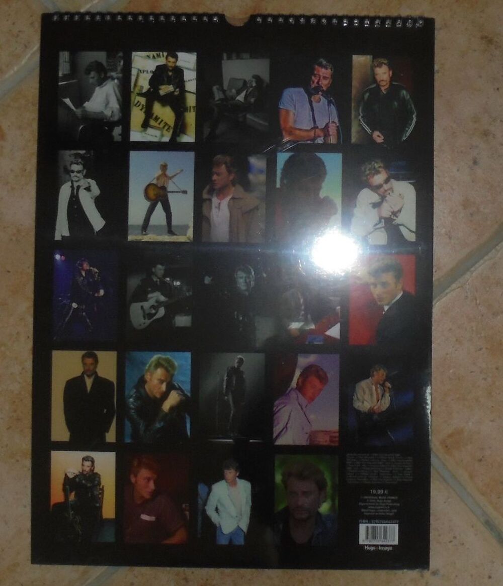 Johnny Halliday calendrier 2020 neuf Décoration