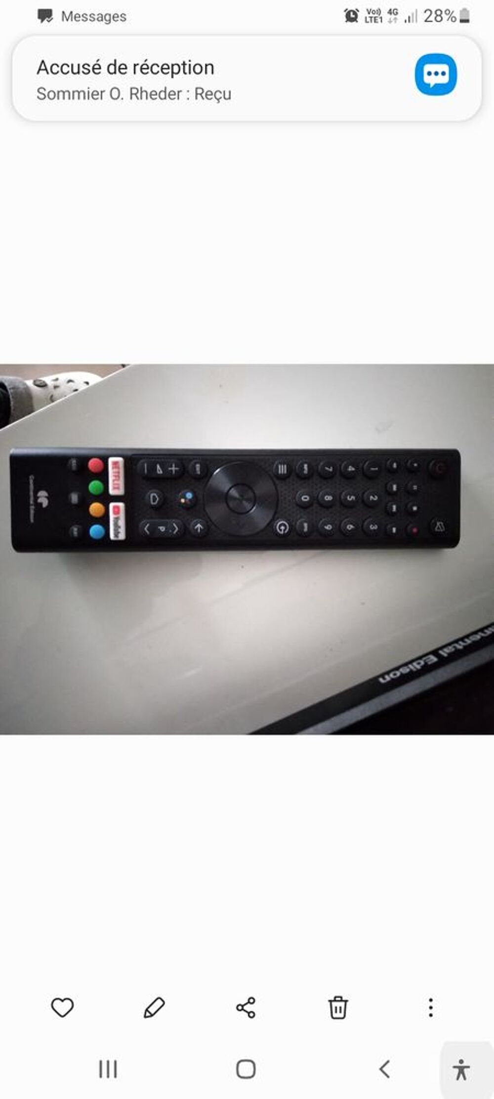 Tv Android neuve continental edison Photos/Video/TV