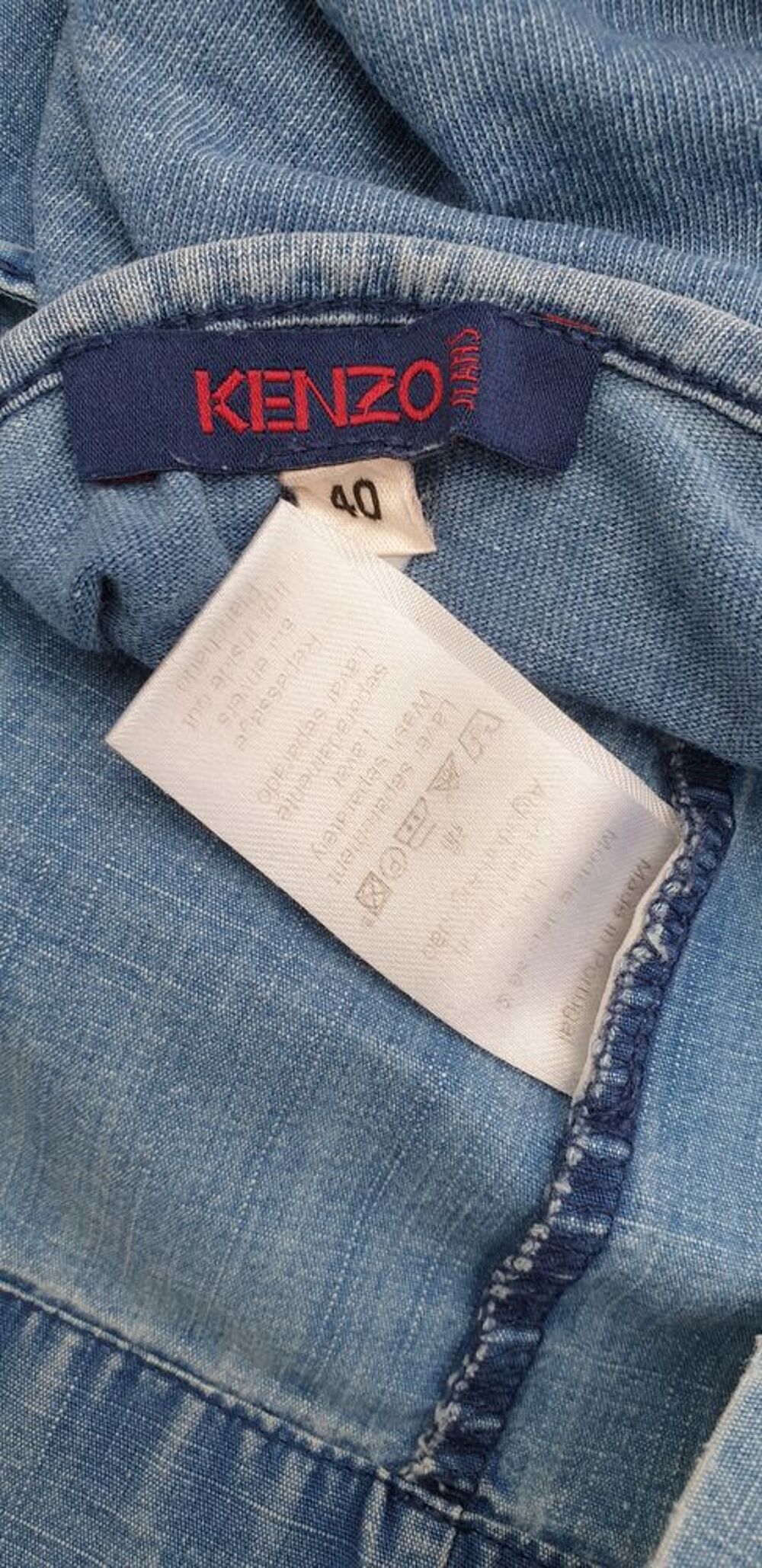 Robe Kenzo Jeans fines bretelles T 40 Vtements