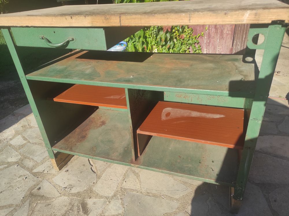 Petit Etabli + Etag&egrave;re Bricolage