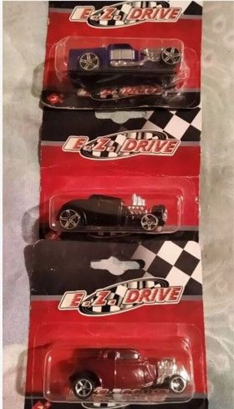 Lot de 3 hot rods miniatures E-Z-DRIVE 6 Ervy-le-Ch�tel (10)