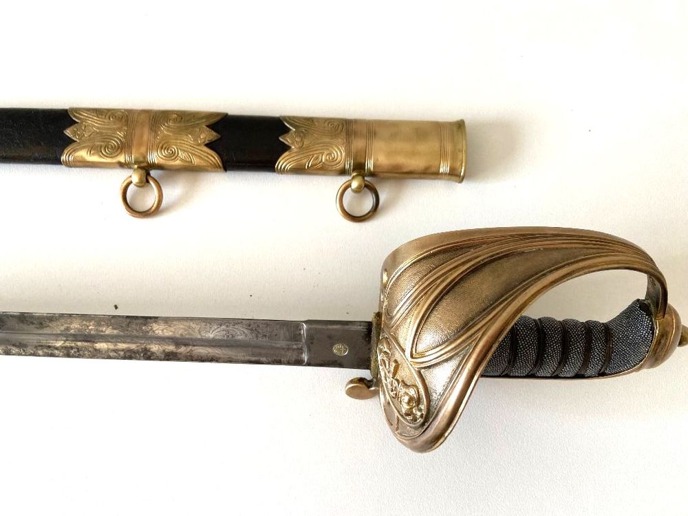 Sabre Officier de Marine Anglaise Mod&egrave;le 1827 Victorienne 