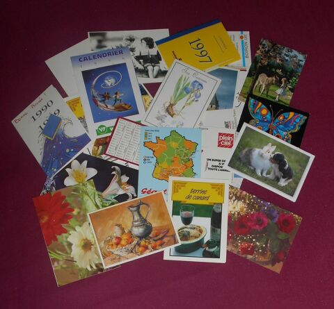 Lot de 120 mini calendriers collector 15 Ervy-le-Ch�tel (10)