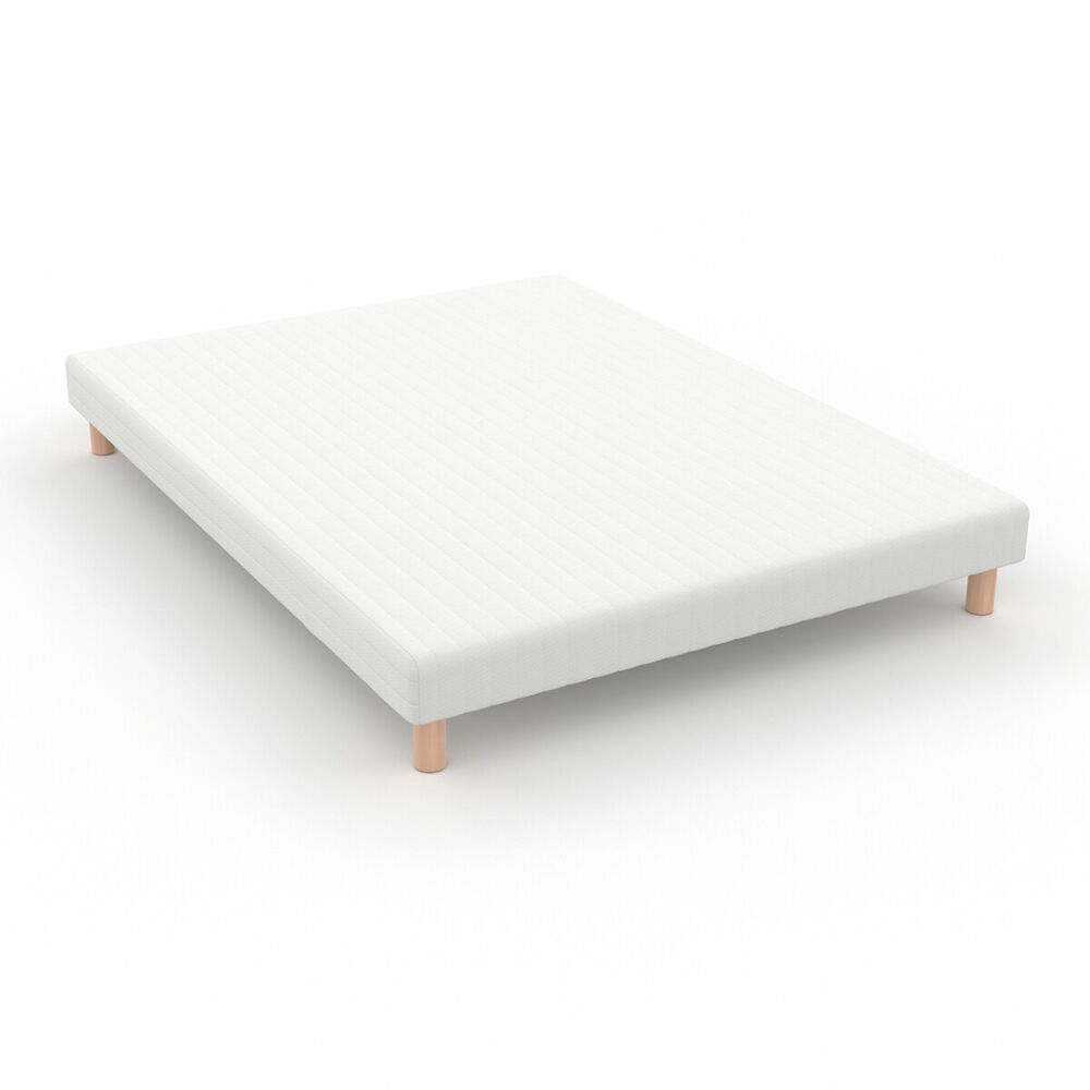 Sommier tapissier lattes recouvertes pour matelas 140 x 190 Meubles