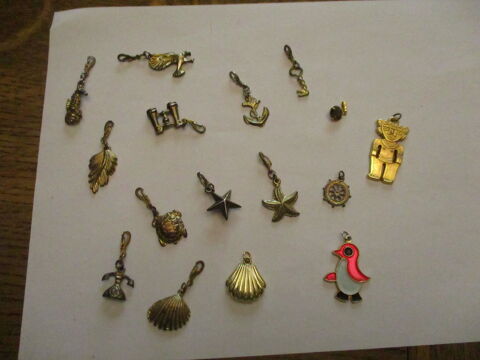 16 sujets diff�rents pour cha�ne ou cordons. voir 3 photos 0 M�rignies (59)