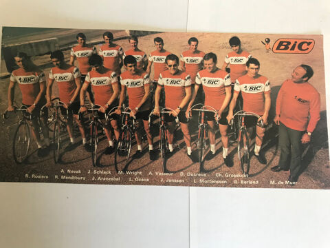 Carte postale BIC Cycliste 1972 pro 10 Meung-sur-Loire (45)