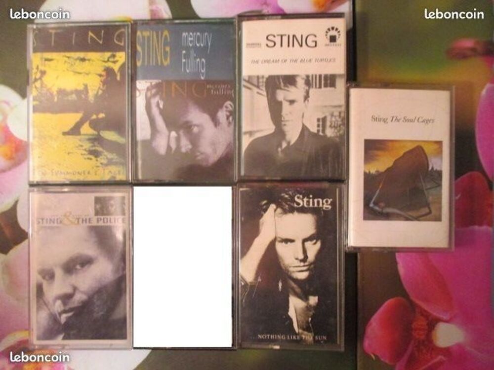 Cassettes audio Sting CD et vinyles