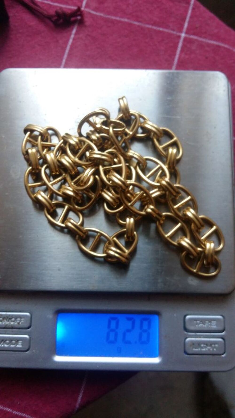Chaine Maillon Marine OR 18 carats 83 g Bijoux et montres