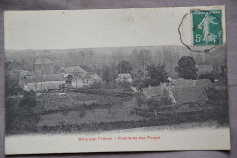 Carte postale ancienne MILLY SUR THERAIN 10 Bonnires (60)