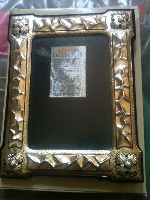 Joli cadre pour photo en Argent 950 Red Rose Collection 1980 78 Bosc-le-Hard (76)