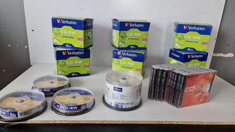 CD-RW Verbatim 120 pices + 30 Pice DVD Vierges 120 Nanterre (92)