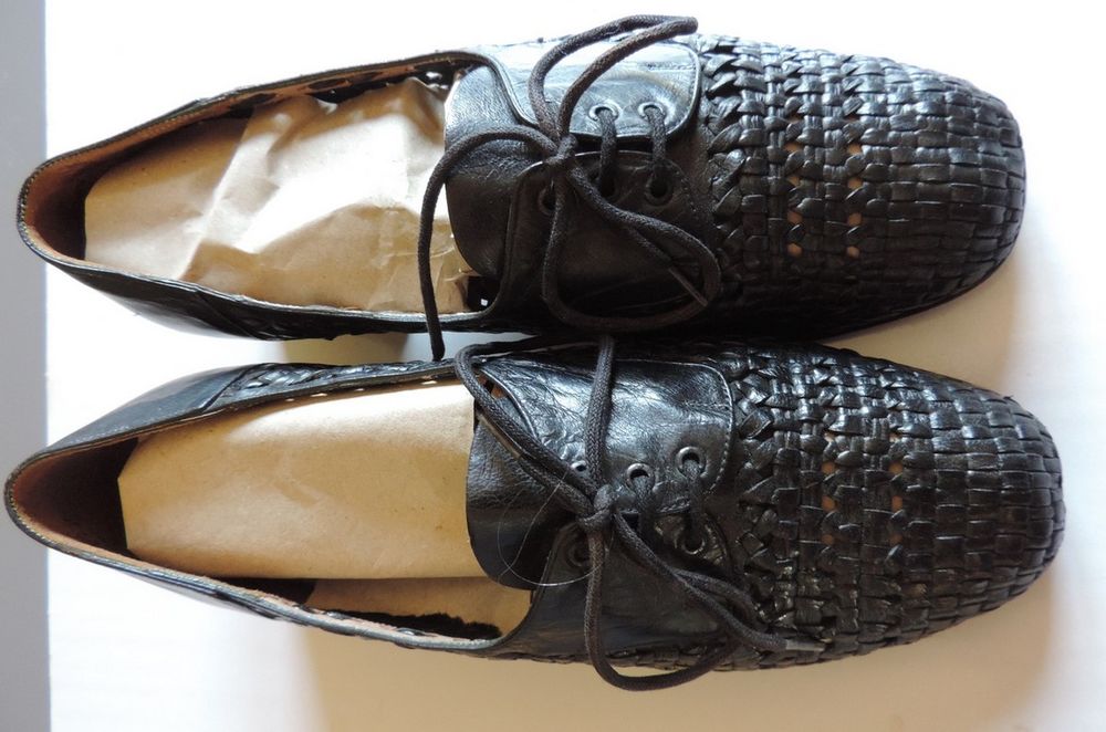Chaussures femme vintage tress&eacute;es Chaussures