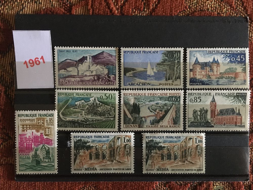 Timbres de Collection de France Neufs ** 1961 