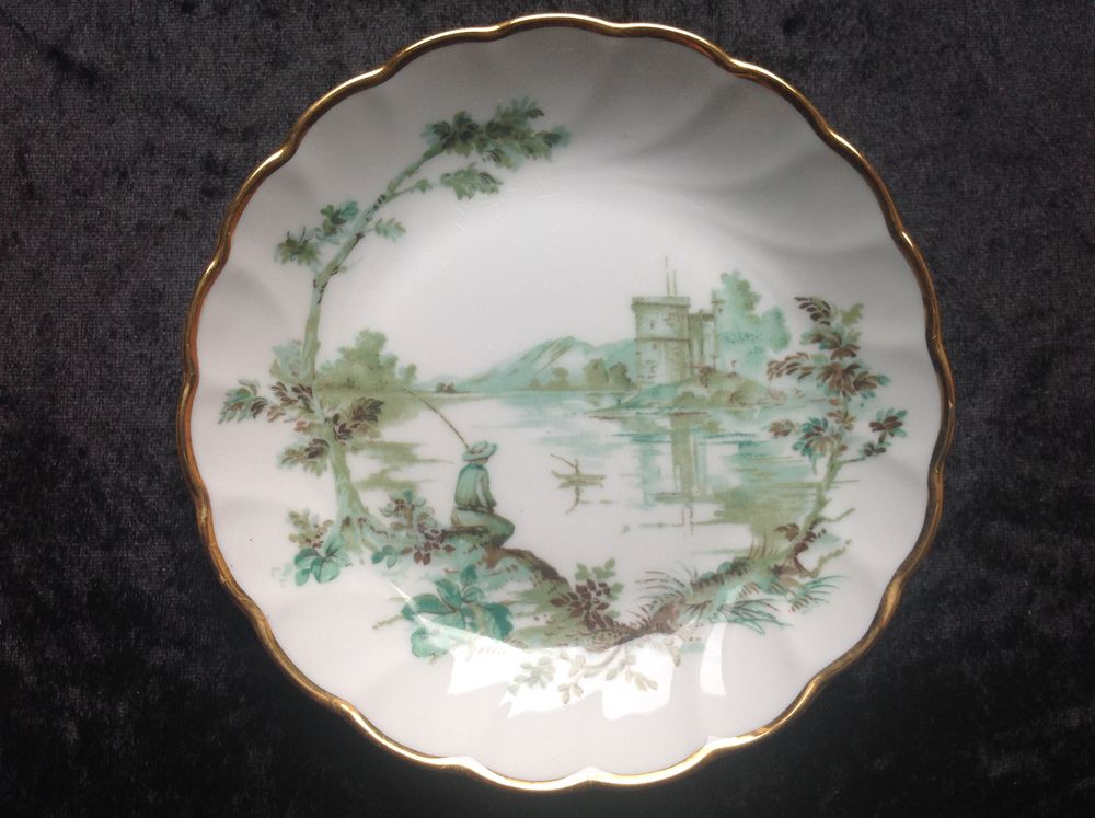 VIDE POCHE EN PORCELAINE DE LIMOGES PECHEUR Décoration