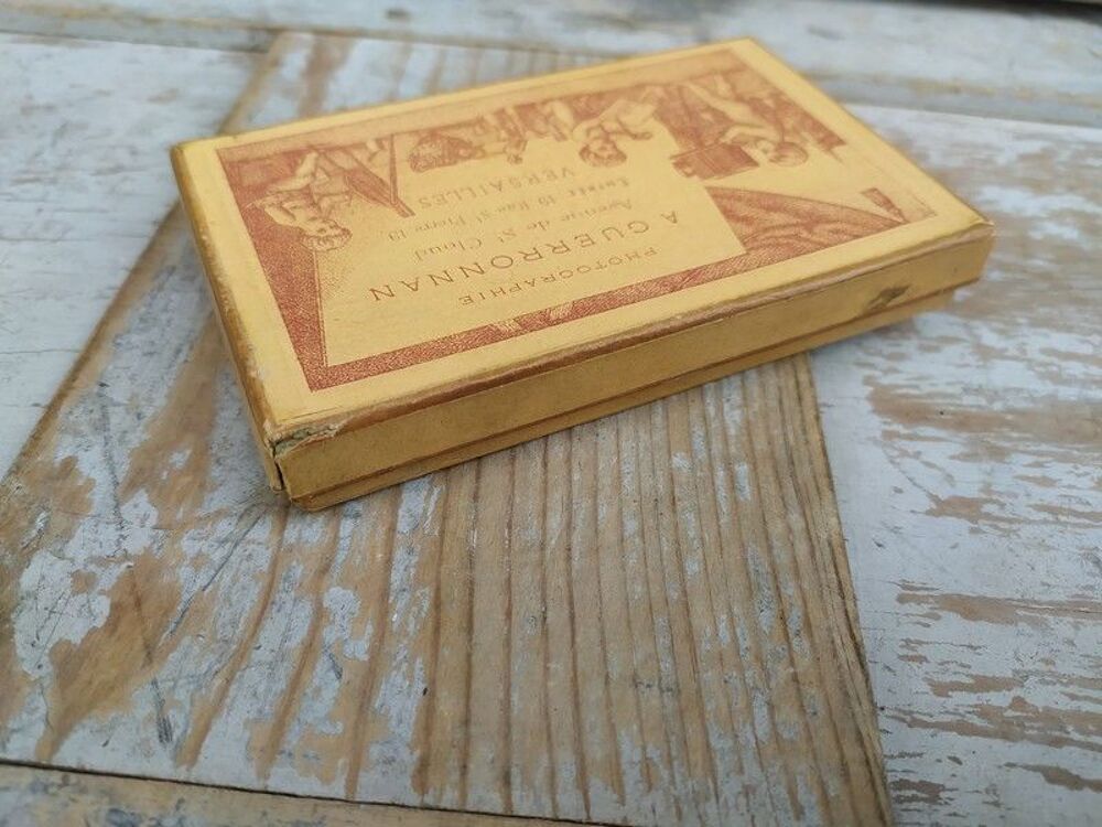 Ancienne Boite Photographies CDV A.Guerronnan Versailles
