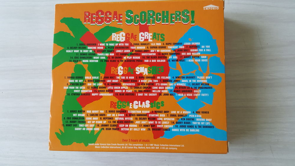 COFFRET REGGAE SCORCHERS ! CD et vinyles