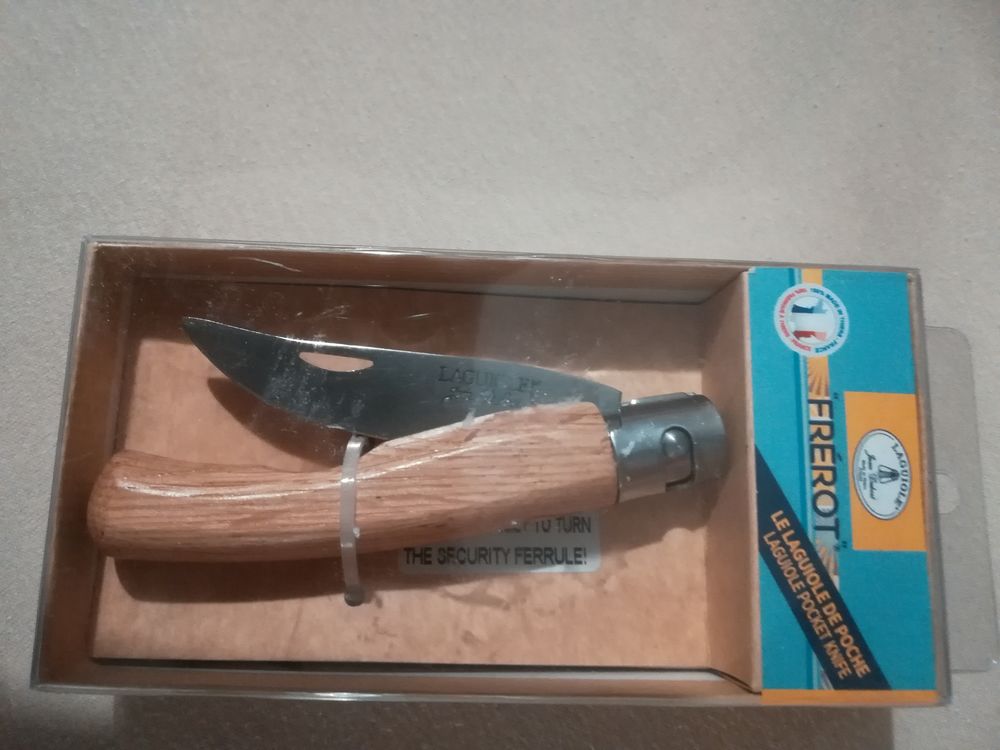 couteau de poche Laguiole "FR&Eacute;ROT" Jean Dubost neuf Cuisine