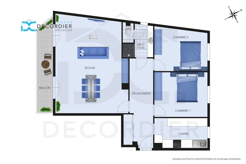 Vente Appartement THONON LES BAINS APPARTEMENT T3 DE 70.12M² Thonon les bains