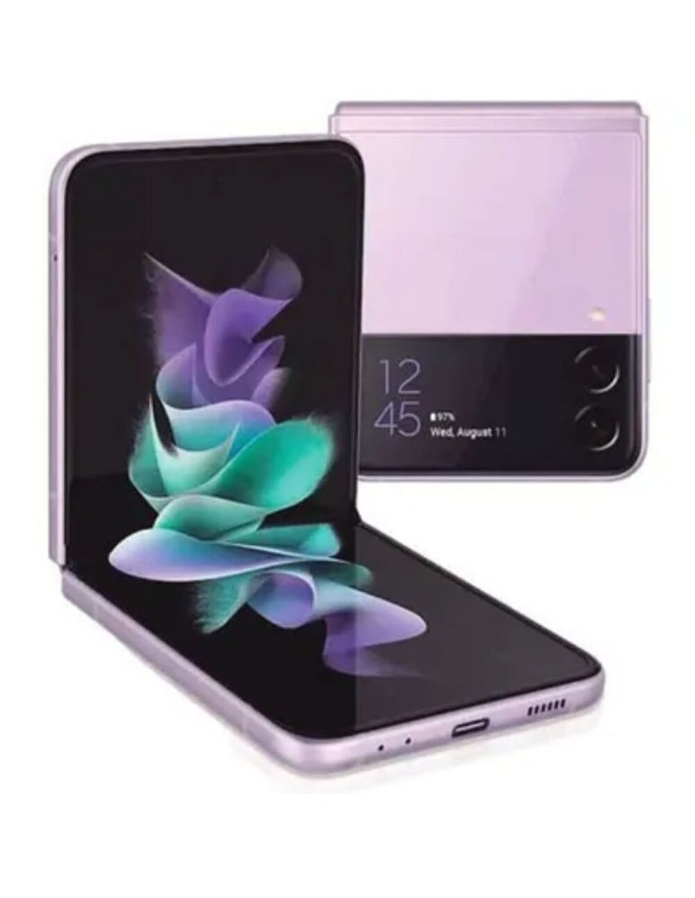 T&eacute;l&eacute;phone pliable samsung z flipp 3 5g128go lavander violet Tlphones et tablettes