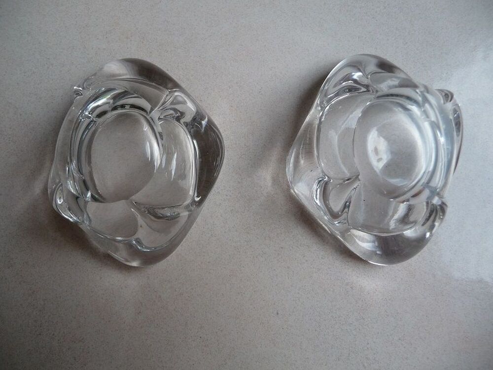 Sali&egrave;re et poivri&egrave;re en cristal ann&eacute;es 60 Cuisine