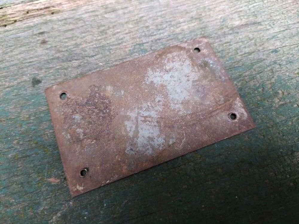 Ancienne Plaque Immatriculation Automobile Citro&euml;n Type B12 