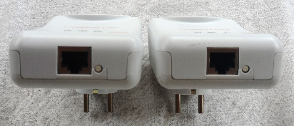 Orange 2 prises LIVEPLUG HD+Adaptateur CPL 200Mbps 220 volts Matériel informatique