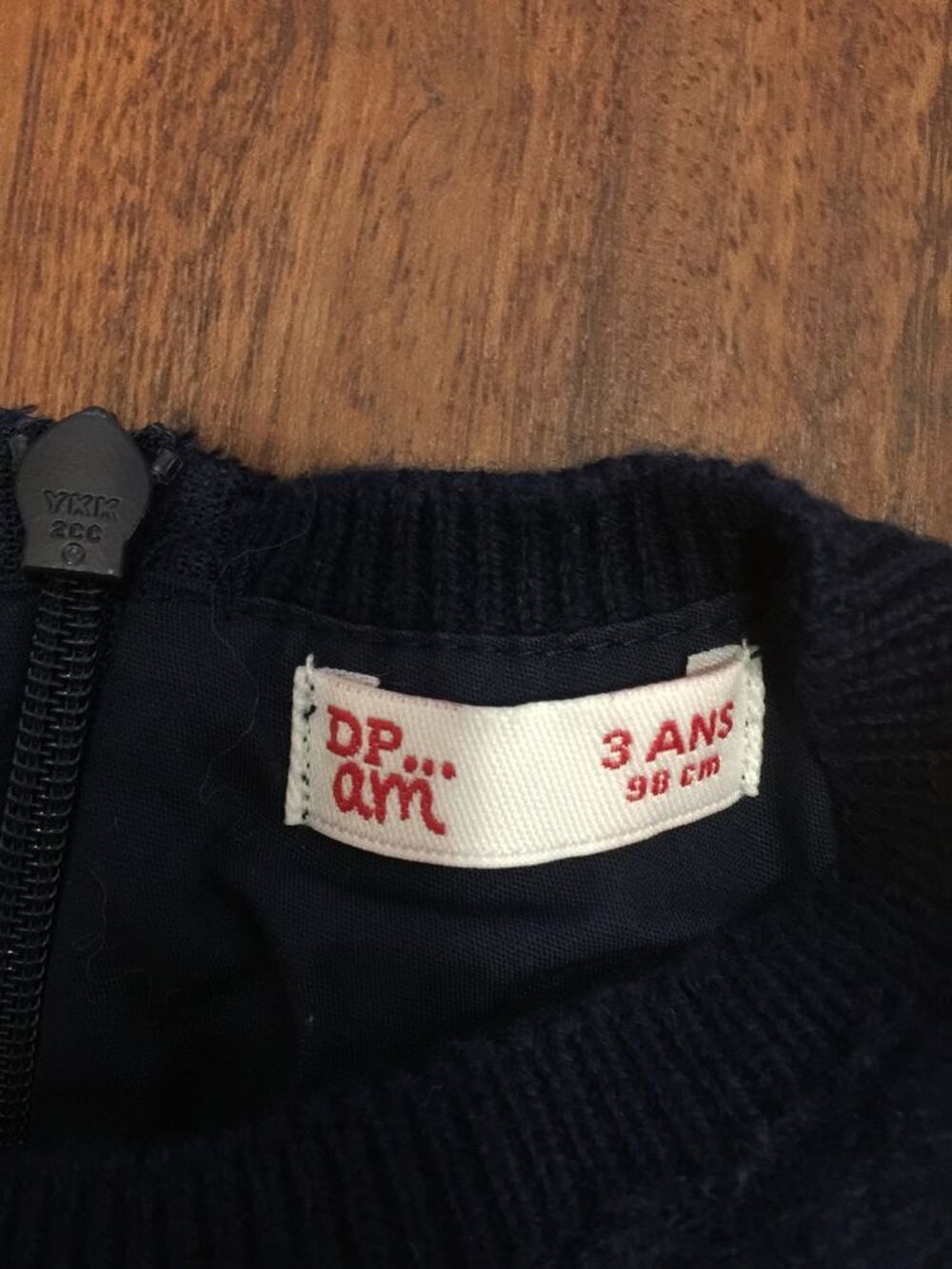 Robe enfant fille " DPAM " couleur bleu / rouge Vêtements enfants