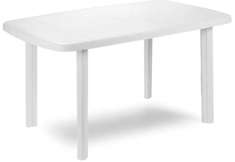 Table de jardin en plastique blanche 20 Aurignac (31)