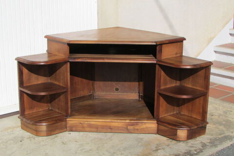 Meuble d'angle en noyer massif , fabrication artisanale 375 Castres (81)