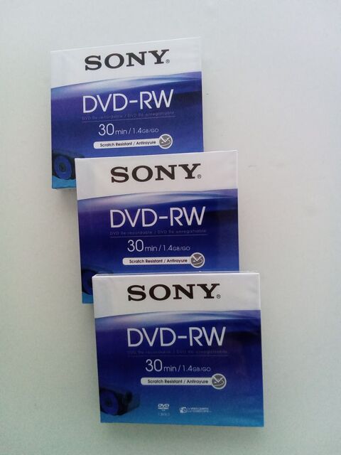 DVD-RW Sony (NEUF) pour camescope 3 Orgres (35)