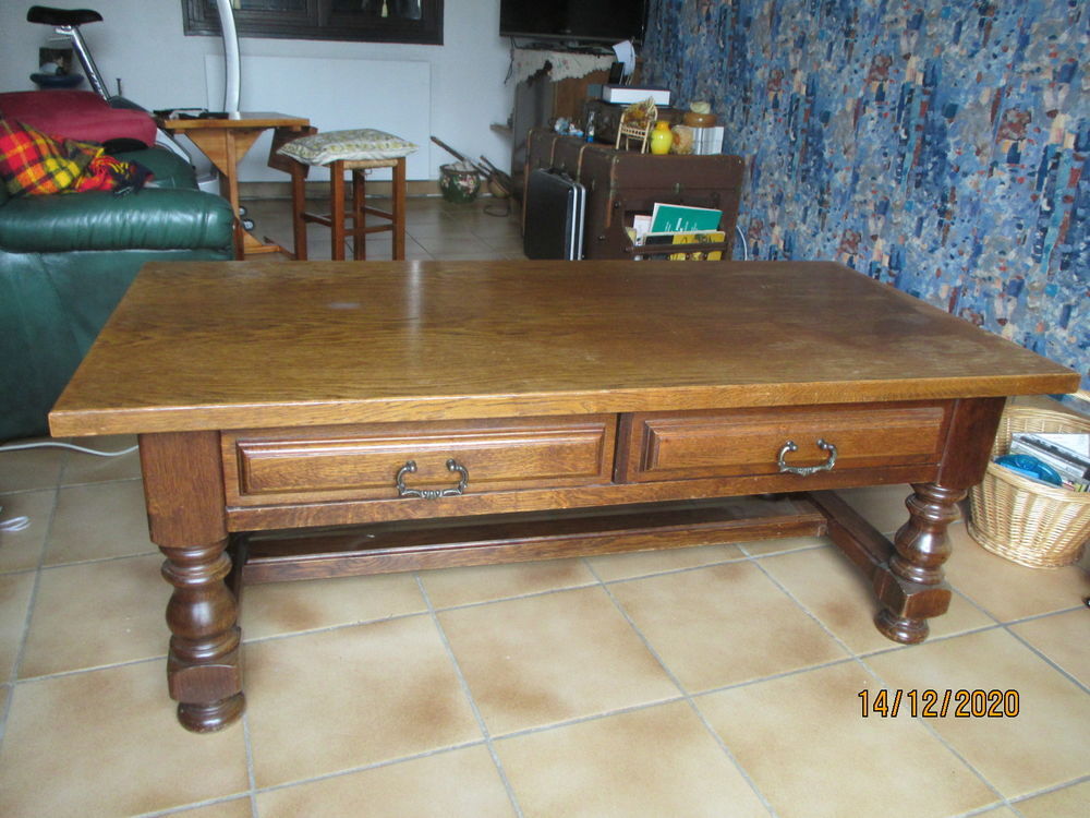 Table de Salon ch&ecirc;ne Meubles