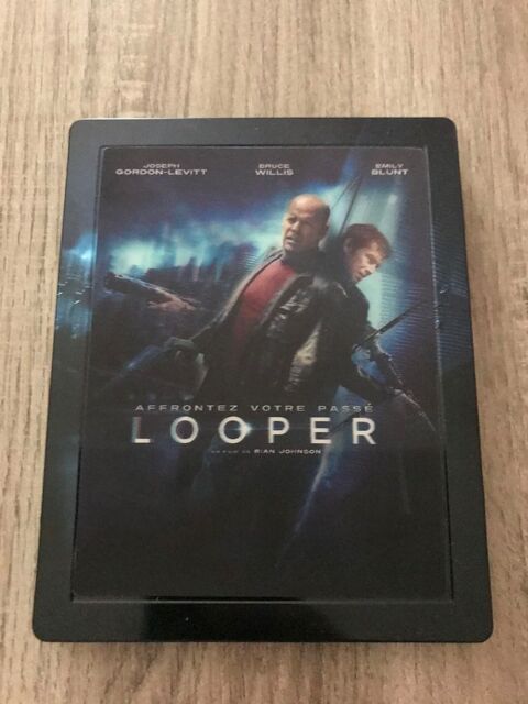 Coffret blu ray + dvd boitier m�tal   Looper   12 Saleilles (66)
