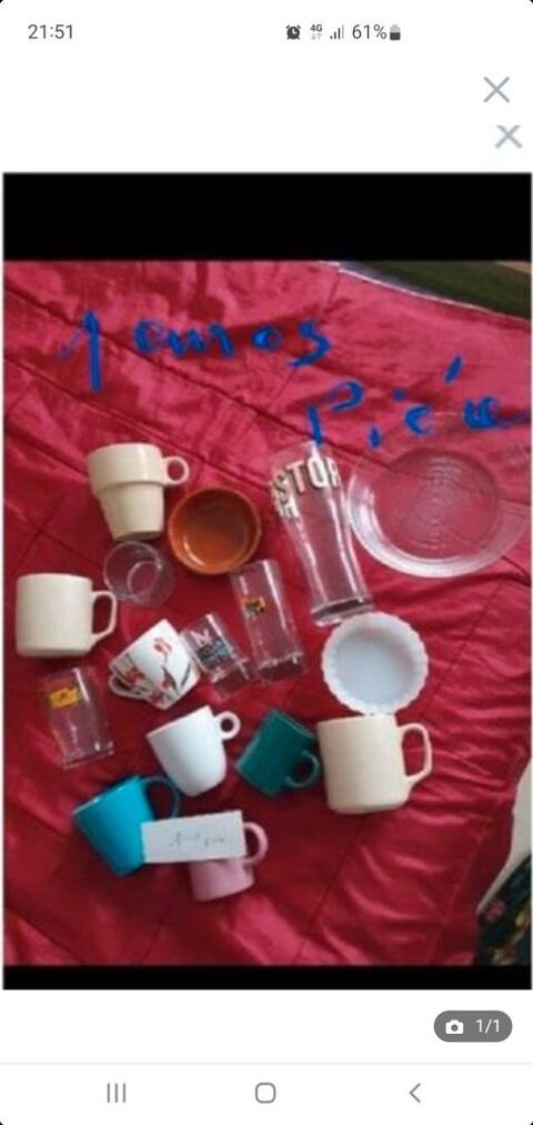 vaisselle au choix 1 euros pi�ce 1 Bron (69)